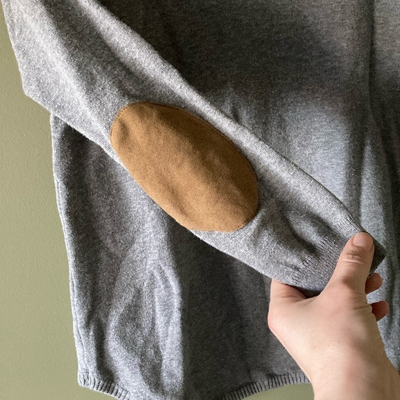 Zara Gray Crew Neck Sweater Soft Knit Relaxed Fit - Picture 6 of 11